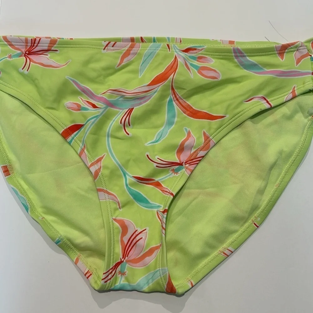 Ninety-Nine floral leaf print bikini bottom size XL